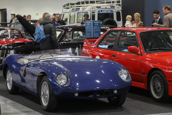 Image: Buckler DD2 Climax (1960) - British small series sports car with plastic body - Auto e Moto d'Epoca Bologna 2023