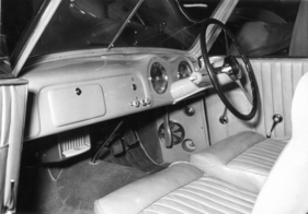Bugatti 101 C Gangloff (1952) - Blick in das Interieur, am Genfer Autosalon 1952
