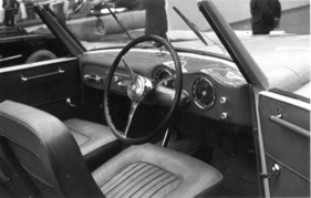 Bugatti 101 Gangloff (1952) - Lenkrad und Armaturenbrett der Gangloff-Variante