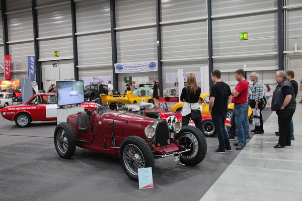 Bugatti 35 C in der Rennwagenschau - Swiss Classic World 2014