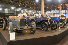 Bugatti 35C (1928) - als Teil der grossen Lukas Hüni Präsentation Bugatti versus Bentley - Rétromobile Paris 2017