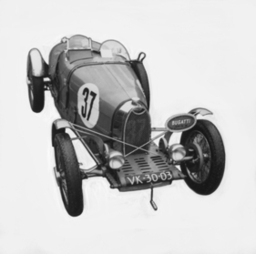 Bugatti 37 (1926) - Vorderansicht Bugatti 37 (1926) - Vorderansicht