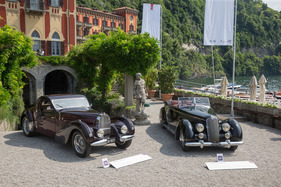 Bild Bugatti 57 Atalante (1937) - C-34 - und Lancia Astura III (1936) - C-32 - Concorso d'Eleganza Villa d'Este 2018