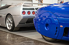 Bild: Bugatti EB 110 Prototyp A6 (1990) - mit verschalten Hinterrädern - Techno Classica Essen 2022