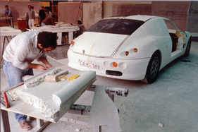 Bugatti EB 112 (1993) - Feingestaltung der Aussenform