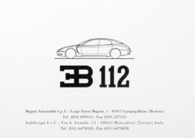 Bugatti EB 112 (1993) - in der Pressemitteilung