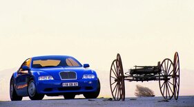 Bugatti EB 118 (1998) - die Designsprache stimmt weitgehend mit dem EB 112 überein