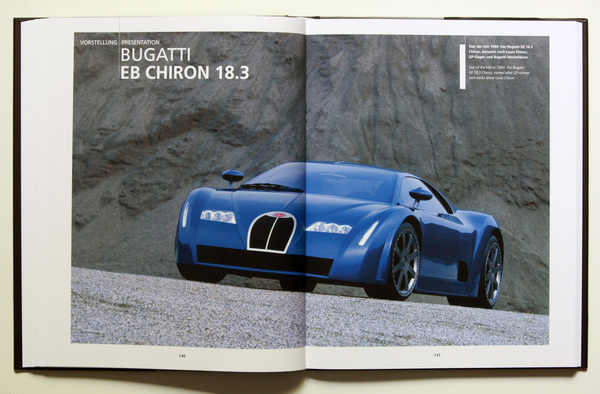 Bugatti EB Chiron 18.3 - Buch "Art of Bugatti"