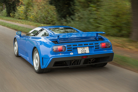 Bugatti EB110 GT (1994) – CH-Schild als Konzession an den regen Gebrauch im In- und Ausland