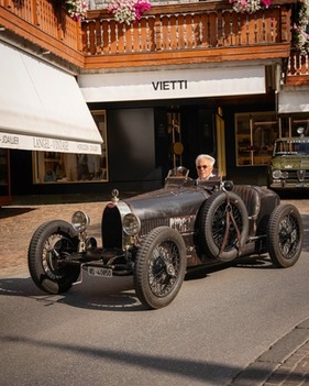Bugatti Typ 35 beim Concours Eclectica in Crans-Montana
