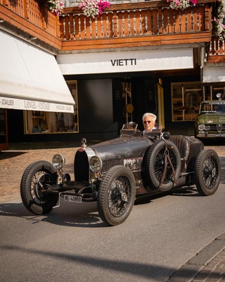 Image: Bugatti Type 35 at the Concours Eclectica in Crans-Montana