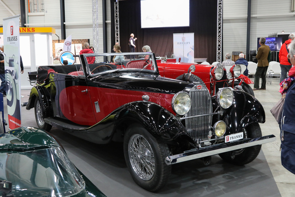 Bild Bugatti Typ 57 (1936) - mit einmaliger Karosserie von "Maltby Coachwork", bei Franks Originale - Swiss Classic World Luzern 2024