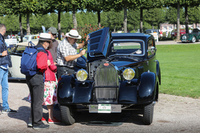 Bugatti Typ 57 Coupé Galibier Z (1936) - ist auch wirklich ein Achtzylinder-Reihenmotor unter der Haube? - 21. Classic-Gala Schwetzingen 2025