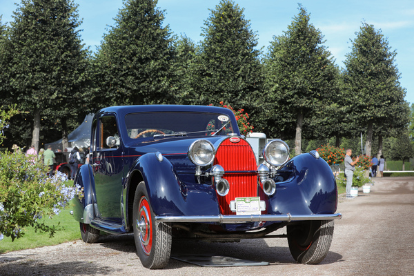 Bugatti Typ 57 Gangloff Coupé (1936) - mit einmaliger Karosserieform - 19. ASC Classic-Gala Schwetzingen 2023