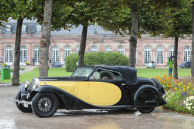 Bugatti Typ 57 Stelvio Cabriolet (1934) - hoffentlich ist er wasserdicht - 18. ASC-Classic-Gala Schwetzingen 2022