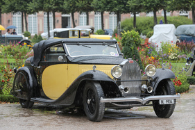 Bugatti Typ 57 Stelvio Cabriolet (1934) - mit Reihen-Achtzylindermotor und 135 PS - 18. ASC-Classic-Gala Schwetzingen 2022