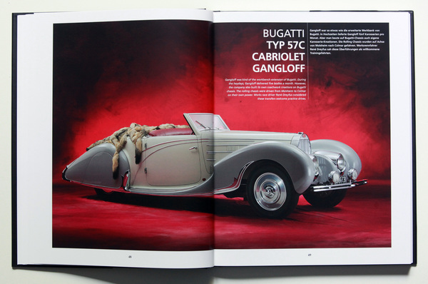 Bild Bugatti Typ 57C Gangloff Cabriolet - Buch "Art of Bugatti"