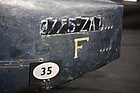 Bugatti Type 35 C (1931) - Renn-Patina und ein noch knapp sichtbares Nummernschild (Rétromobile 2013)