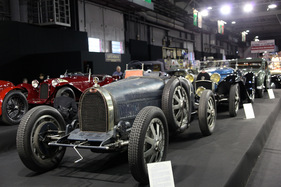 Bugatti Type 35 C (1931) - fuhr am Klausen, Ersbesitzer Louis Trintignant - unverkäuflich - auf dem Stand von Lukas Hüni (Rétromobile 2013)