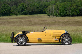 Bugatti Type 44 Gangloff Torpedo Sport (1929) – kaum zu glauben, aber das ist das "kurze" Chassis mit 3,12 m Radstand