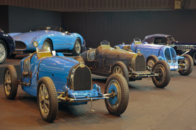 Bugatti Type 51 Grand Prix (1931) - Chassis 51127 auf dem Stand von Lukas Hüni - Rétromobile 2015