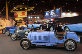 Bugatti Type 53 Allrad (1931) - vier angetriebene Rennwagen machten diesen Bugatti zu etwas besonderem - ausgestellt auf dem Stand von Lukas Hüni - Rétromobile 2015