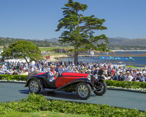 Bugatti Type 55 Roadster (1933) - 1. Rang in der Klasse J-3 beim Pebble Beach Concours d'Elegance 2024