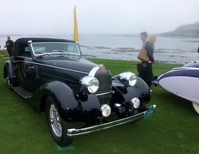 Bugatti Type 57 Saoutchik Cabriolet (1939) - nur Display - Pebble Beach 2012 (F-05)
