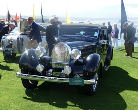Bugatti Type 57 Saoutchik Cabriolet (1939) - war nicht für die Bewertung gemeldet - Pebble Beach 2012 (F-05)