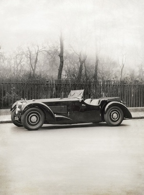 Bugatti Type 57 Surbaisse 3.3-Litre Four-Seat Sports Grand Routier 'Dulcie' (1937) - als Lot 105 an der Bonhams Legends of the Road Versteigerung am 19. Februar 2021