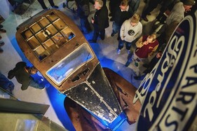 Bugatti Type 57 Ventoux (1937) – Nr. 57579 wird im Juni 2015 im "Classics Museum" in Hamilton präsentiert