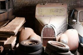 Bild Bugatti Type 57 Ventoux (1937) – die umkarossierte Fahrgestellnummer 57579 in der Sammlung Baillon