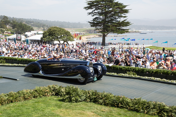 Bugatti T 57 C Cabriolet Vanvooren (1939) – Vorbild war der Delahye 165 Roadster von 1938