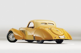 Bugatti Type 57SC Atalante Coupé 1937 - Seitliche Heckansicht