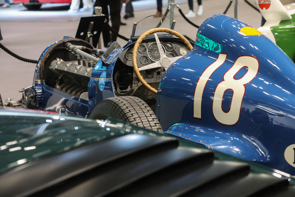 Bugatti Type 59/50 BIII "Cork Car" (1938) – Chassis 441352, Renngeschichte von 1935 bis 1938 mit verschiedenen Motoren – Rétromobile Paris 2025