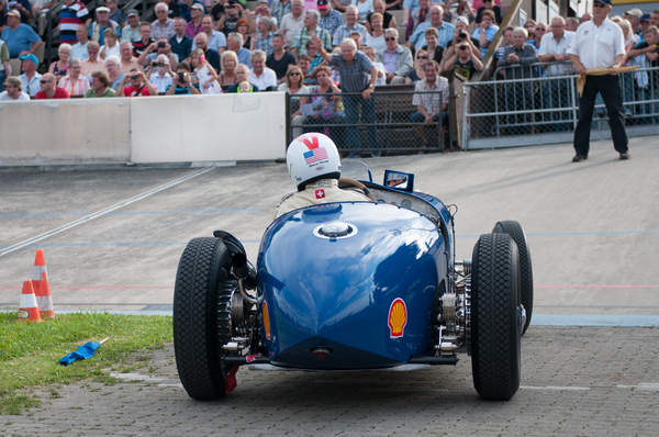 Buick C8 Racing Car (1939) von Franz Schumacher am Indianapolis in Oerlikon 2014