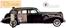 Buick Eight (1937) - der Buick wurde auch als Chauffeur-Limousine geliefert, mit langem Radstand und Trennscheibe