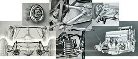 Buick Eight (1937) - die Technik unter der Haube - aus einem zeitgenössischen Verkaufsprospekt