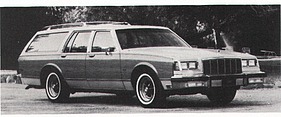 Buick Electra 4,1-Liter-V6 - 125 HP (netto) 1 Vierfachvergaser (1984)