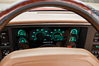 Buick Reatta Convertible (1990) - die LCD-Hauptinstrumente, die Geschwindigkeit wurde analog und digital angezeigt