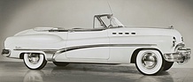 1950: Roadmaster Convertible Sedan mit "Riviera Trim" und ovalen Venti-Ports