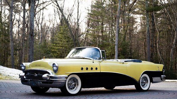 Bild: Buick Roadmaster Convertible (1955) - als Lot 162 angeboten an der Broad Arrow Auctions Amelia Island Versteigerung vom 4. März 2023