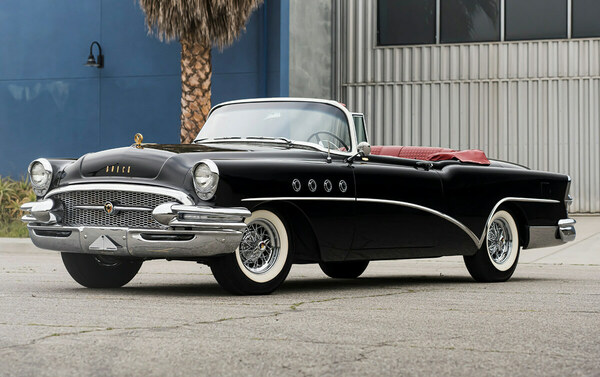 Buick Roadmaster Convertible (1955) will be auctioned as lot 023 at the Gooding "Geared Online May" auction from May 3 to 7, 2021