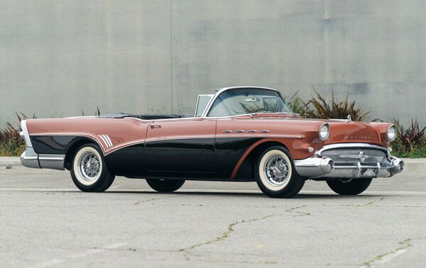 Buick Roadmaster Convertible (1957) wird als Lot 025 versteigert an der Gooding "Geared Online May" Auktion vom 3. bis 7. Mai 2021