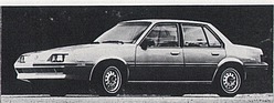 Buick Skyhawk 2-Liter  - 88  HP  (netto) Zentraleinspritzung