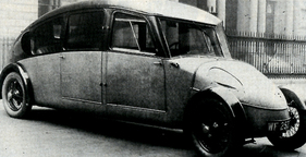 Burney Streamline (1928) – Prototyp auf Alvis-Chassis mit runder Nase