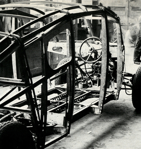 Burney Streamline 22/80 hp (1930) – Selbsttragende Carosserie mit Flugzeug-artigem Stahl-Gerippe