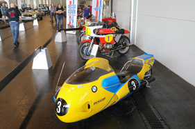 Busch Gespann (1971) - mit Busch/Enders Mittellagermotor, 500 cm3 und 72 PS - eRundenrekord in Spa - Klassikwelt Bodensee 2023