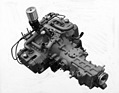 Bild: CEMSA F11 (1947) - Blick auf den Boxermotor