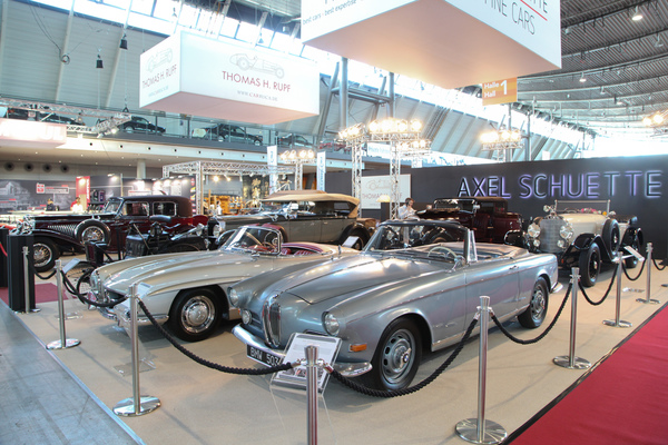 Cabriolet-Ikonen bei Axel Schuette - BMW 503 und Mercedes-Benz 300 SL - Retro Classics Stuttgart 2017